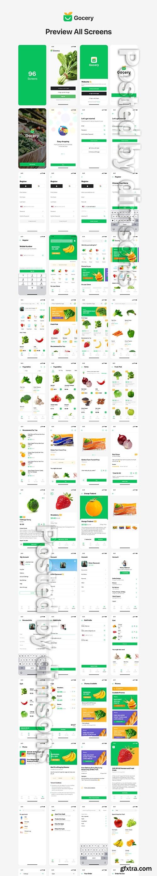 Gocery - Grocery App UI Kit