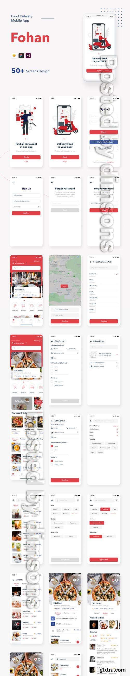 Fohan - Food Delivery Mobile App Fohan - Food Delivery Mobile App