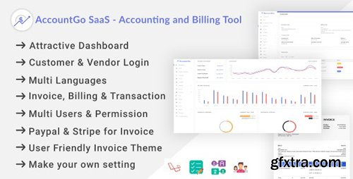 CodeCanyon - AccountGo SaaS v1.0 - Accounting and Billing Tool (Update: 15 May 20) - 25733019 - NULLED