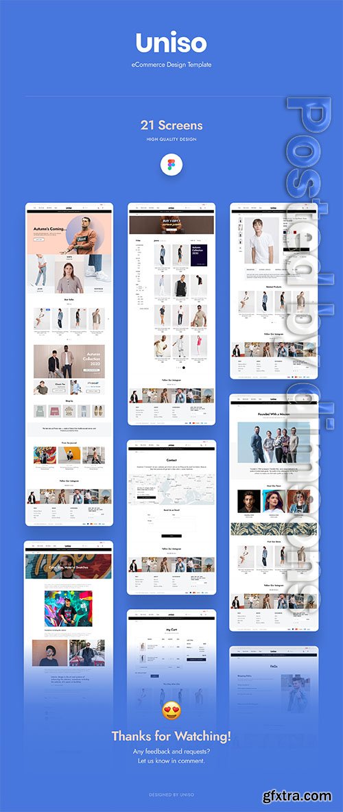 Uniso - eCommerce Design Template Uniso - eCommerce Design Template