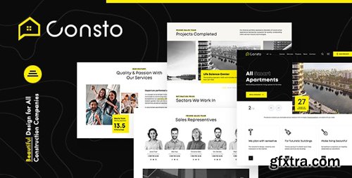 ThemeForest - Consto v1.0 - Industrial Construction Company HTML Template (Update: 6 July 20) - 27412976