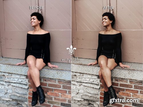 CreativeMarket - Minimal DARK SKIN Lightroom Presets 5155821