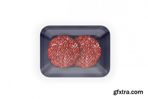 Organic Beef Cutlets Mockup 5242220