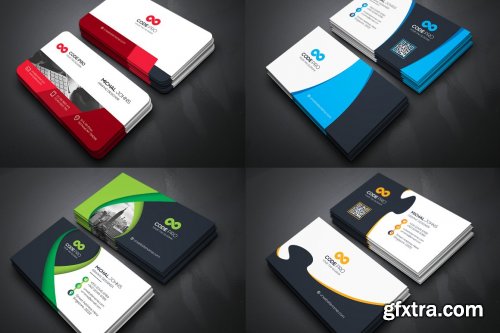 CreativeMarket - 50 Business Cards Bundle 4589907