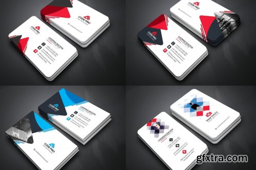 CreativeMarket - 50 Business Cards Bundle 4589907