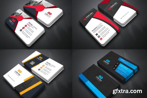 CreativeMarket - 50 Business Cards Bundle 4589907