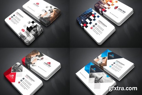 CreativeMarket - 50 Business Cards Bundle 4589907