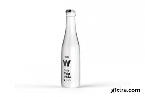 CreativeMarket - Tonic Water Bottle Mockup 5276745