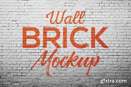 CreativeMarket - Wall Brick Mock up 5270800