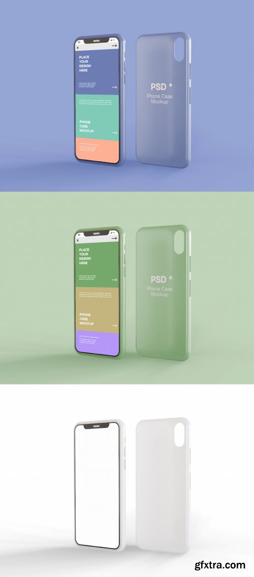Smartphone Screen and Case Mockup 369738046