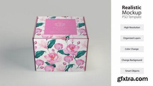 Gift box mockup