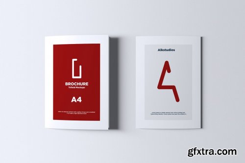 CreativeMarket - Tri-Fold A4 Brochure Mockup 4550362