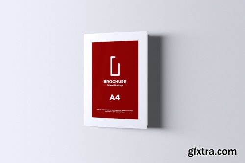 CreativeMarket - Tri-Fold A4 Brochure Mockup 4550362