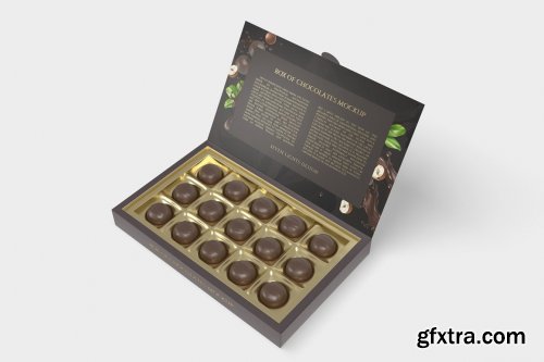 CreativeMarket - Box Of Chocolates Mockup 5290692
