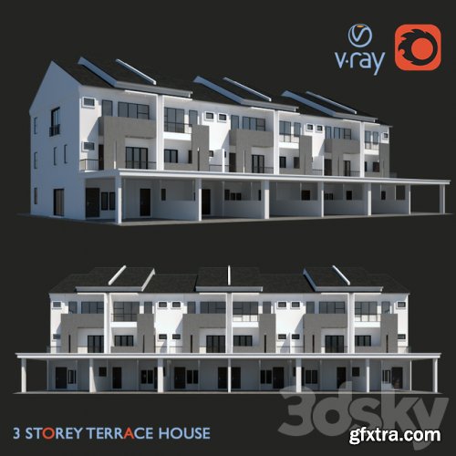 3 Storey Terrace House 