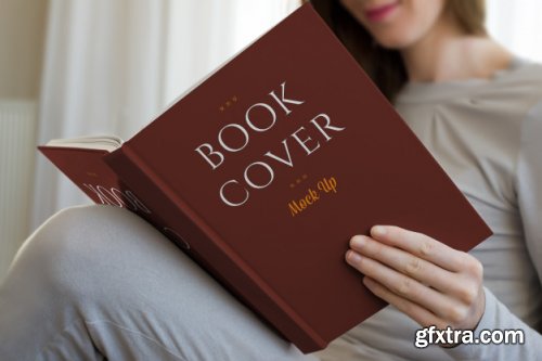 Beautiful book cover mockup design