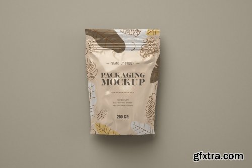 CreativeMarket - Stand Up Pouch Mockup Set 5284160