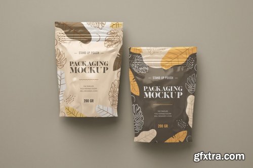 CreativeMarket - Stand Up Pouch Mockup Set 5284160