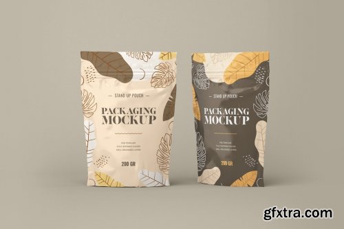 CreativeMarket - Stand Up Pouch Mockup Set 5284160