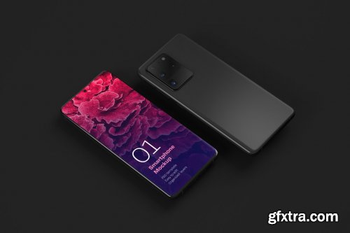 CreativeMarket - Galaxy S20 Ultra Device Mockup 5217166