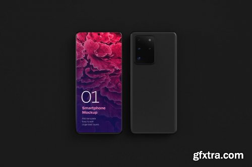 CreativeMarket - Galaxy S20 Ultra Device Mockup 5217166