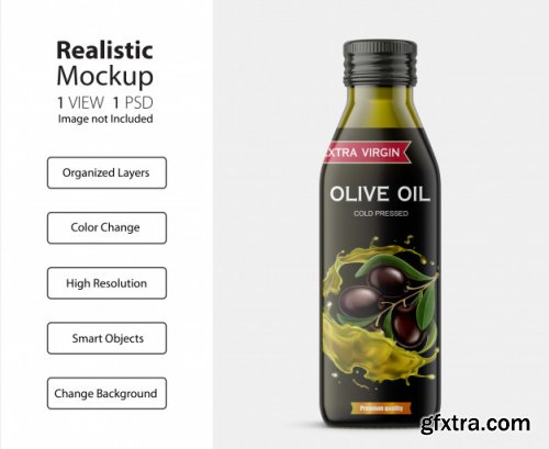 Realistic food packaging mockup