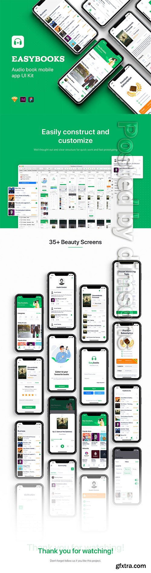 Easybooks - Audiobook UI Kit
