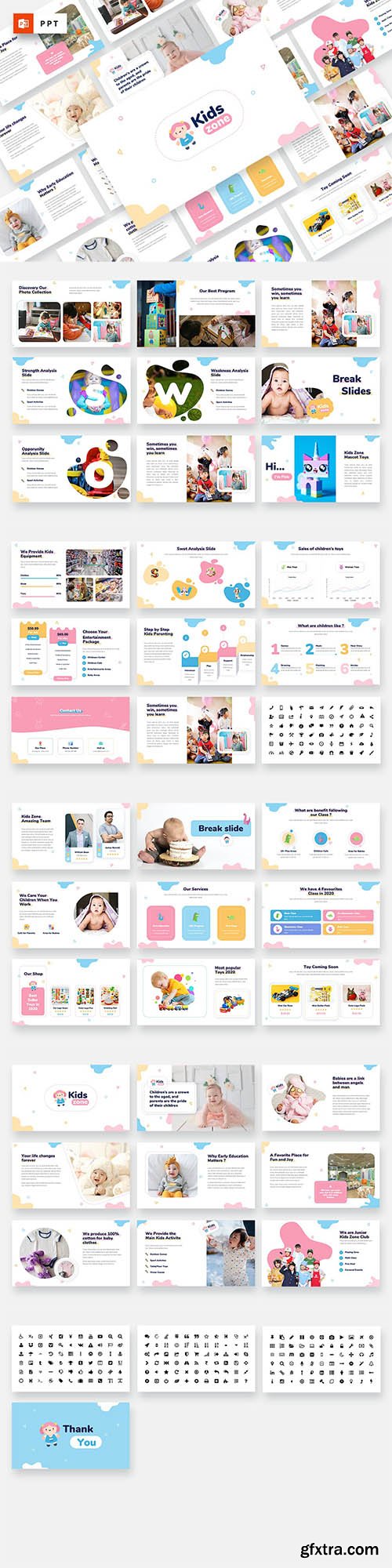 Kids Zone - Kids & Baby Powerpoint Template Kids Zone - Kids & Baby Powerpoint Template
