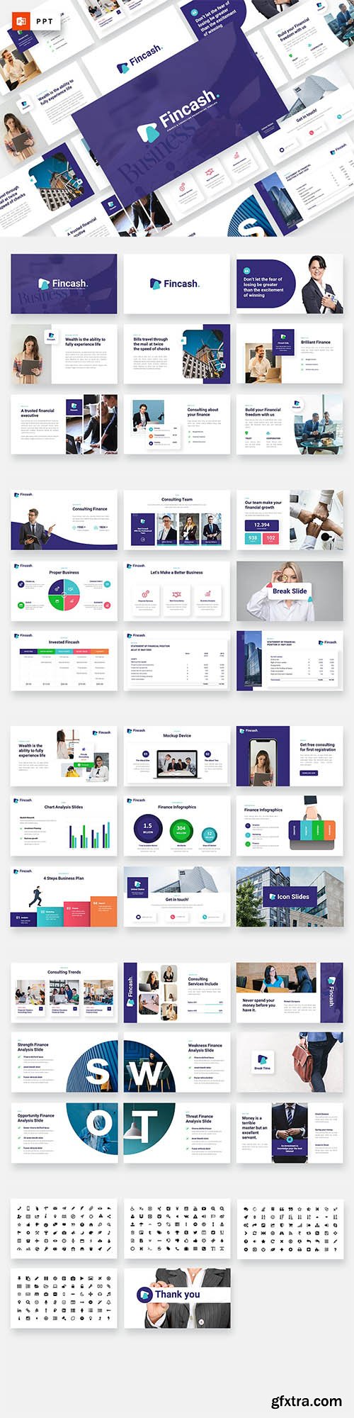 FINCASH - Finance & Consulting Powerpoint Template FINCASH - Finance & Consulting Powerpoint Template