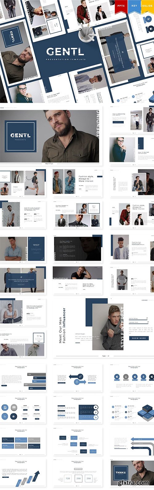 Gentl | Powerpoint, Keynote, Google Slides