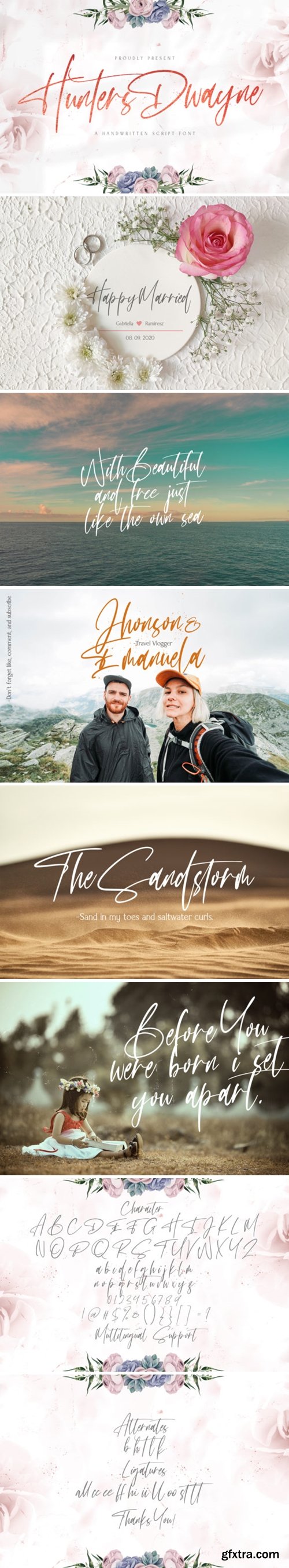 Hunthers Dwayne Font