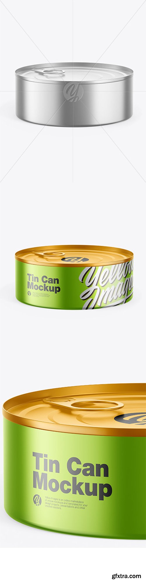 Metallic Tin Can Mockup 64745 Metallic Tin Can Mockup 64745