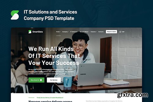 Smartdata - IT Solutions and Services PSD Template