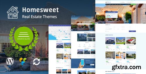 ThemeForest - HomeSweet v1.6 - Real Estate WordPress Theme - 20560953
