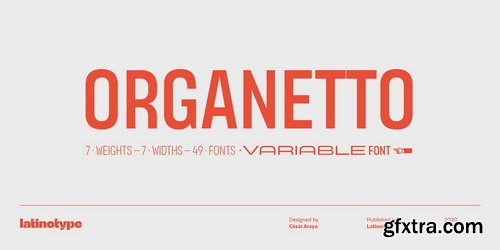 Organetto Font Family