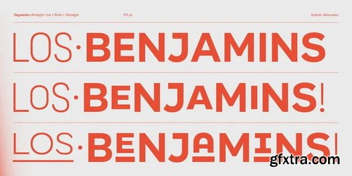 Organetto Font Family