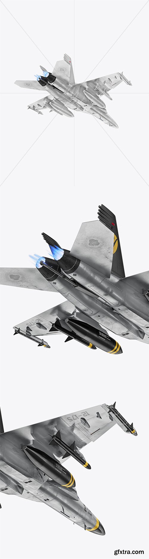 Combat Fighter - Back Half Side View (Hero Shot) 65125