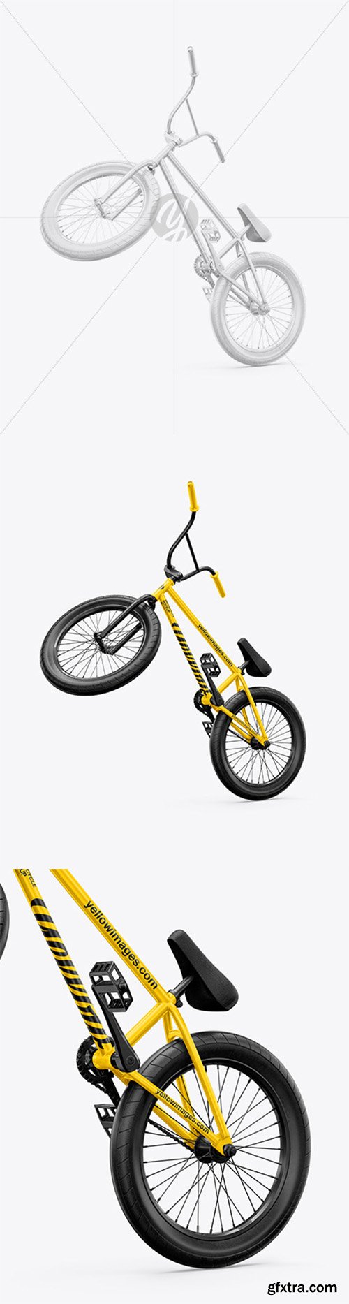 Download Bmx Bicycle Mockup Half Side View 65208 Gfxtra PSD Mockup Templates