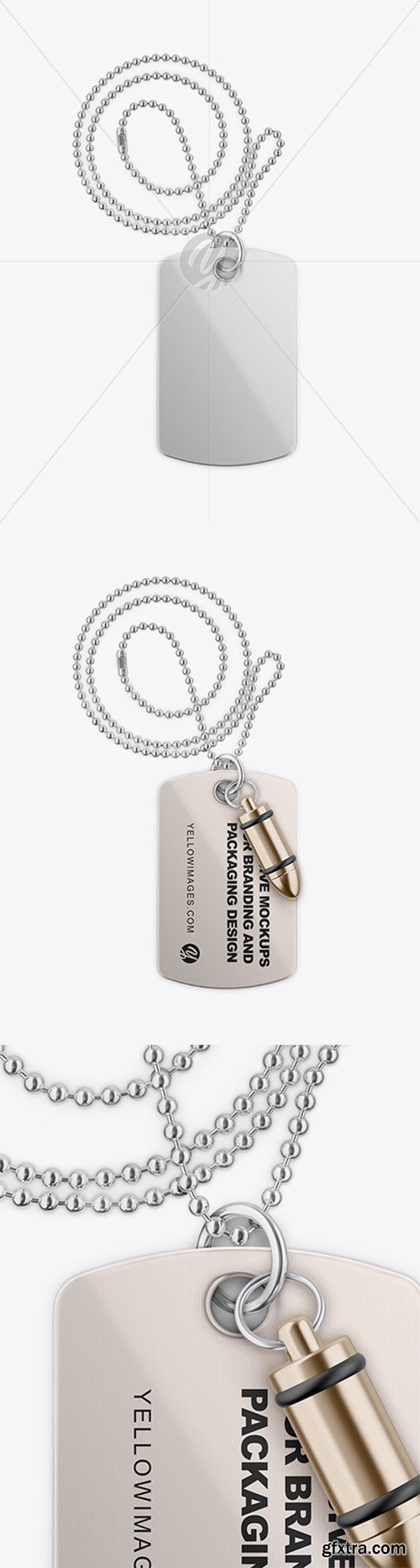 Metallic Tag Mockup 65152