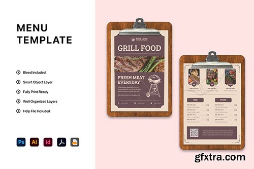 Retro Food Menu Retro Food Menu