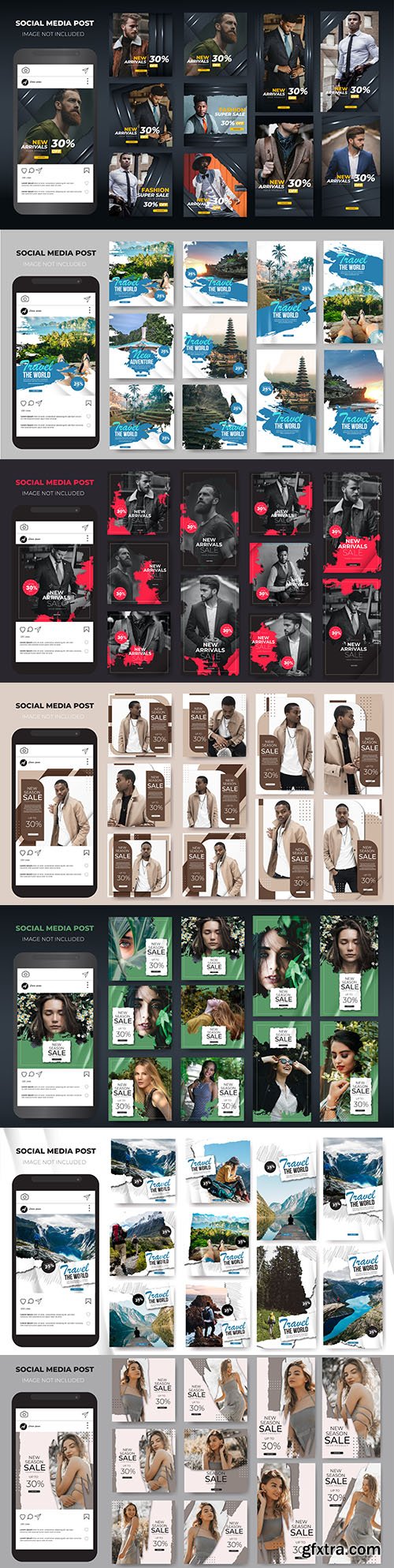 Social media stories Instagram template sale fashion 
