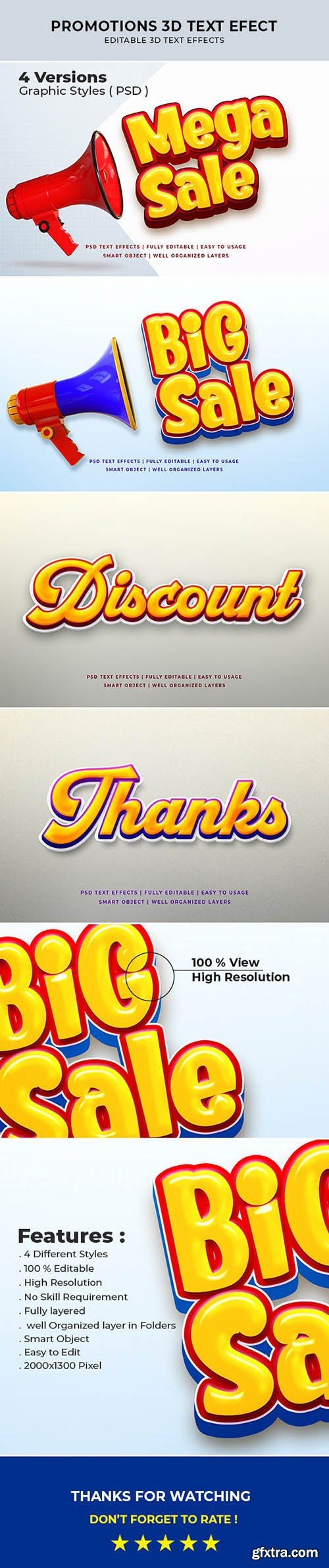 GraphicRiver - Promotions 3d Text Effect 27670454