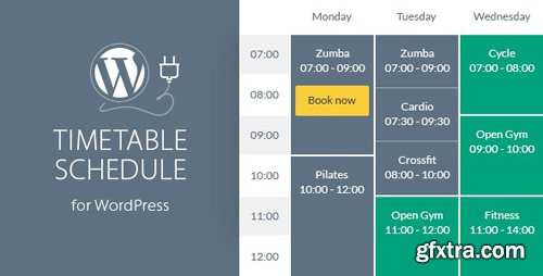 CodeCanyon - Timetable Responsive Schedule For WordPress v6.3 - 7010836