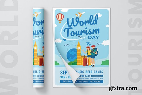 World Tourism Day Flyer Template World Tourism Day Flyer Template