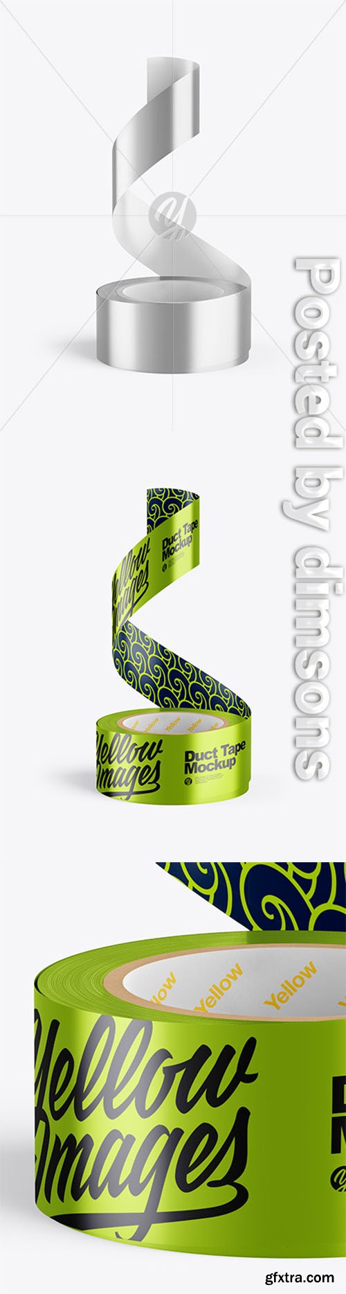 Metallic Duct Tape Mockup 66498 Metallic Duct Tape Mockup 66498