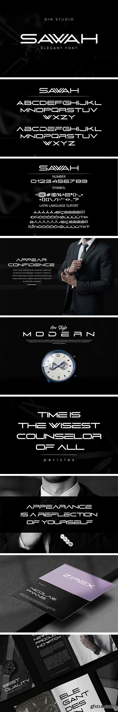 CM - Sawah - Modern & Elegant Display Font 5365600