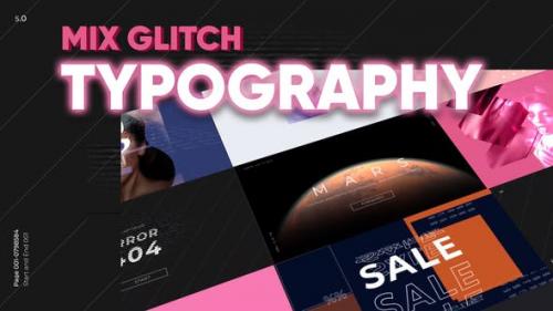 Videohive - Mix Glitch Typography