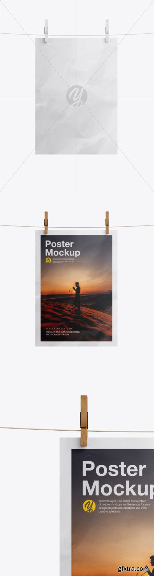 Crumpled A4 Poster Mockup 56992 Crumpled A4 Poster Mockup 56992
