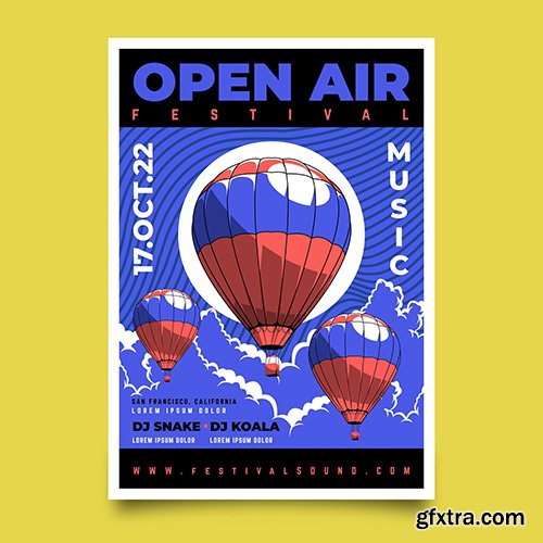 Open Air Music Festival Poster
