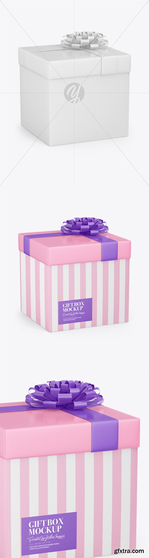 Matte Gift Box Mockup 63253 Matte Gift Box Mockup 63253